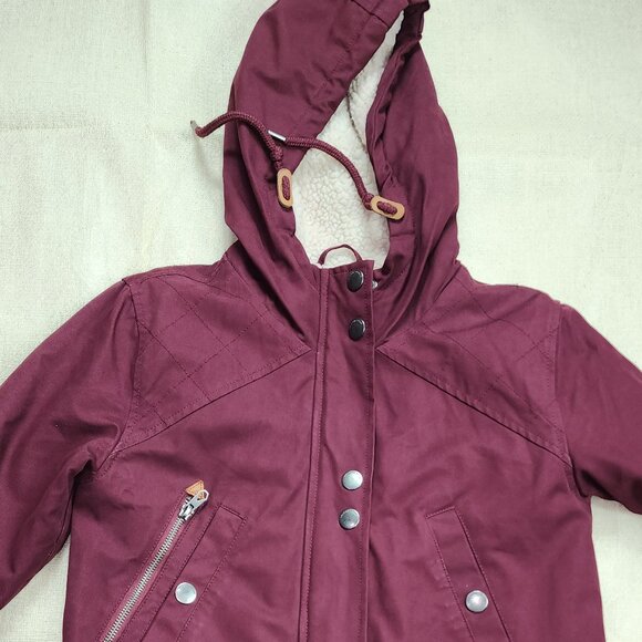 Volcom Snowboard Sherpa Lining Long Coat Jacket (S) - Picture 5 of 9